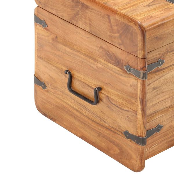 vidaXL Μπαούλο 40 x 40 x 40 εκ. από Μασίφ Ξύλο Ακακίας