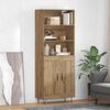 vidaXL Highboard 2 pcs Artisan Oak &Epsilon;&pi;&epsilon;&xi;&epsilon;&rho;&gamma;&alpha;&sigma;&mu;έ&nu;&omicron; &xi;ύ&lambda;&omicron;
