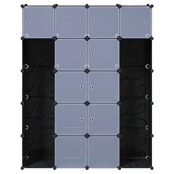 vidaXL &Nu;&tau;&omicron;&upsilon;&lambda;ά&pi;&alpha; &Sigma;&pi;&omicron;&nu;&delta;&upsilon;&lambda;&omega;&tau;ή 14 &Tau;&mu;ή&mu;&alpha;&tau;&alpha; &Alpha;&sigma;&pi;&rho;ό&mu;&alpha;&upsilon;&rho;&eta; 37 x 146 x 180,5 &epsilon;&kappa;.