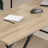 vidaXL Γραφείο Sonoma Δρυς 149 x 149 x 75 εκ. από Επεξεργασμένο Ξύλο