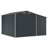 vidaXL Αποθήκη Κήπου Ανθρακί 277 x 279 x 179 εκ. από Γαλβαν. Ατσάλι
