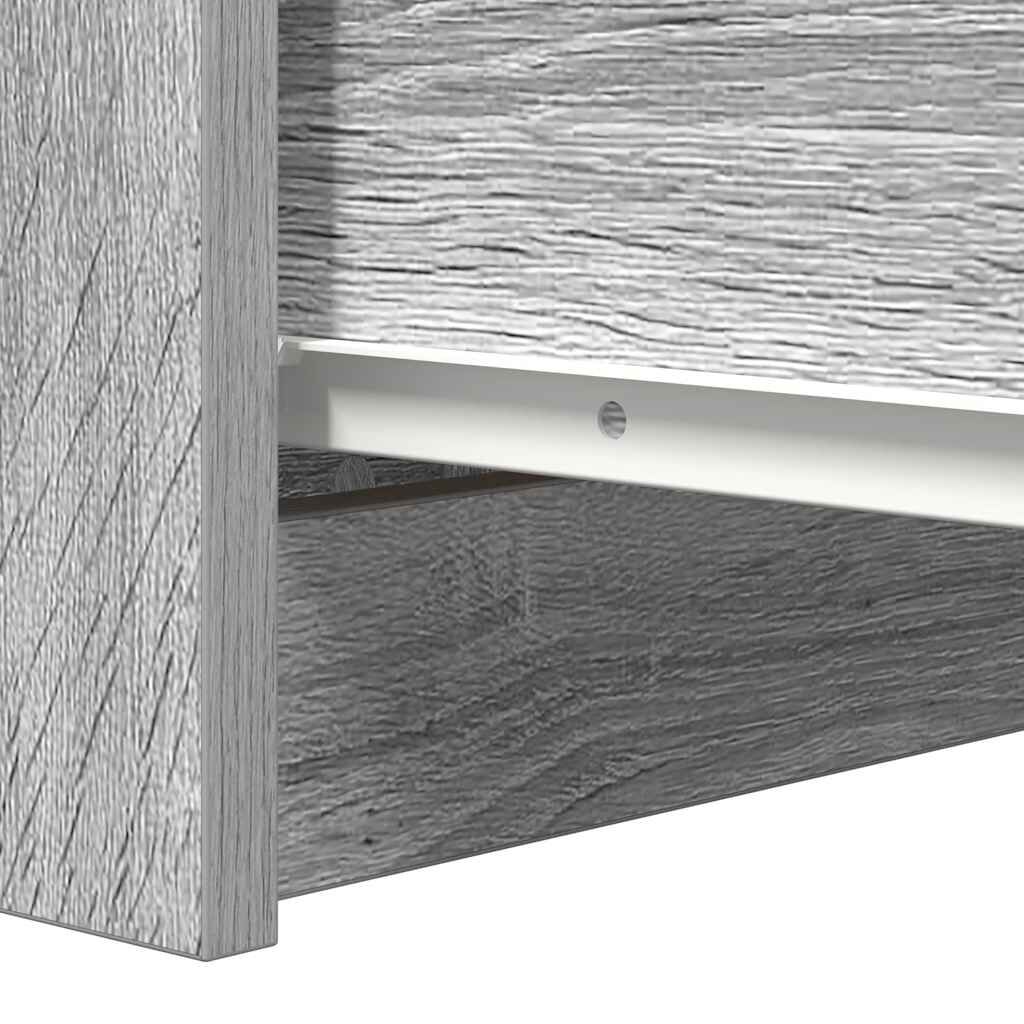 vidaXL Ντουλάπι Γκρι Sonoma 37,5x35x76 εκ. Ξύλινο μηχανουργικό ξύλο