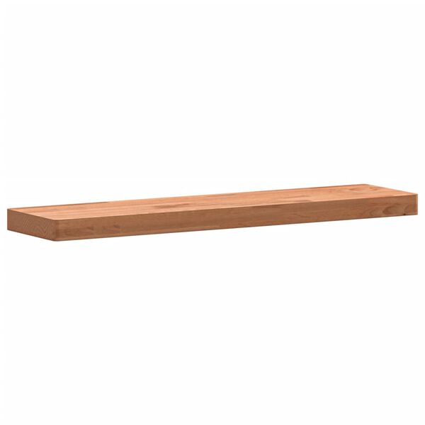 vidaXL Ράφι Τοίχου 80x20x4 εκ. από Μασίφ Ξύλο Οξιάς