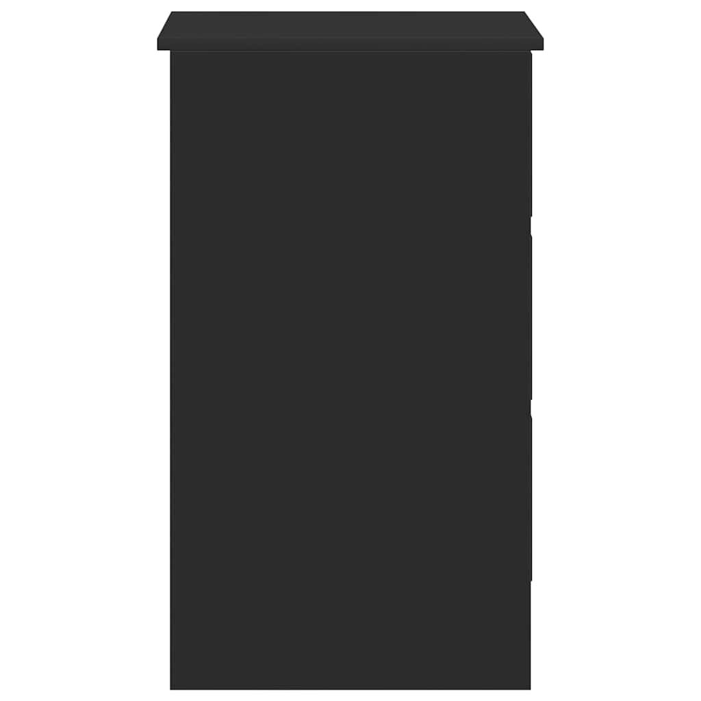 vidaXL Γραφείο Μαύρο 90 x 45 x 76 εκ. από Επεξ. Ξύλο