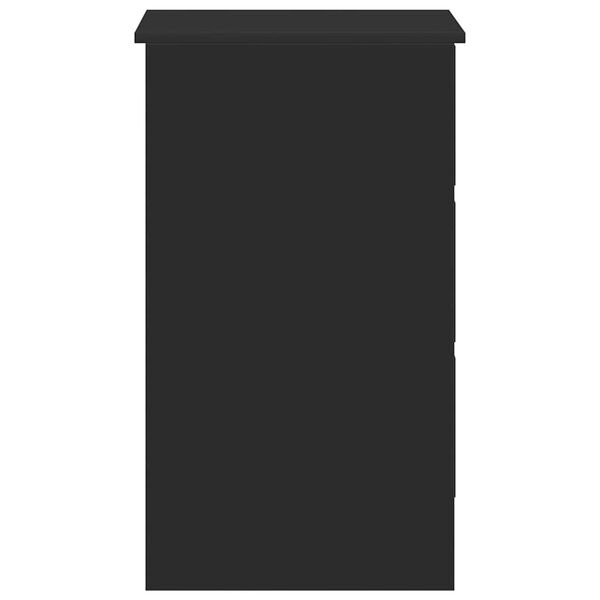vidaXL Γραφείο Μαύρο 90 x 45 x 76 εκ. από Επεξ. Ξύλο