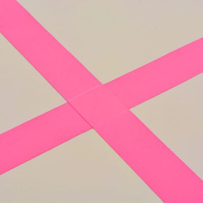 vidaXL Στρώμα Ενόργανης Φουσκωτό Ροζ 400 x 100 x 10 εκ. PVC με Τρόμπα