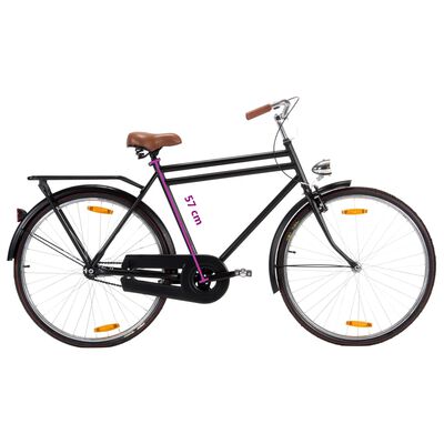 vidaXL Ποδήλατο Ολλανδικού Τύπου Γυναικείο Τροχοί 28''/57 εκ.