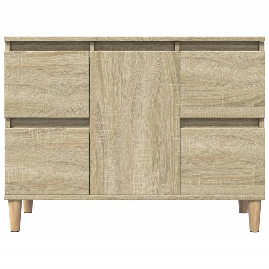 vidaXL Ντουλάπι Νιπτήρα Sonoma Δρυς 80x33x60 εκ. Επεξεργασμένο Ξύλο