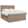 vidaXL &Kappa;&rho;&epsilon;&beta;ά&tau;&iota; Boxspring &mu;&epsilon; &Sigma;&tau;&rho;ώ&mu;&alpha; &Kappa;&alpha;&pi;&omicron;&upsilon;&tau;&sigma;ί&nu;&omicron; 200x200&epsilon;&kappa;.&alpha;&pi;ό &Sigma;&upsilon;&nu;&theta;.&Delta;έ&rho;&mu;&alpha;