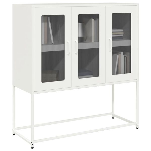 vidaXL Ντουλάπι Πράσινη Λαδί 100,5x39x107 εκ. από Χάλυβα Ψυχρής Έλασης