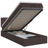 vidaXL &Kappa;&rho;&epsilon;&beta;ά&tau;&iota; Ottoman &mu;&epsilon; &sigma;&tau;&rho;ώ&mu;&alpha; &Sigma;&kappa;&omicron;ύ&rho;&omicron; &Kappa;&alpha;&phi;έ 90 x 190 cm Ύ&phi;&alpha;&sigma;&mu;&alpha;