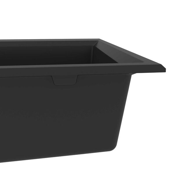vidaXL Κουζίνα Σιντρι Μαύρο 790x500x193 εκ Γρανίτης