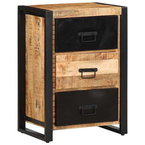 ντουλάπι συρταριών vidaXL 50x35x70 cm Στερεό ακατέργαστο ξύλο Mango