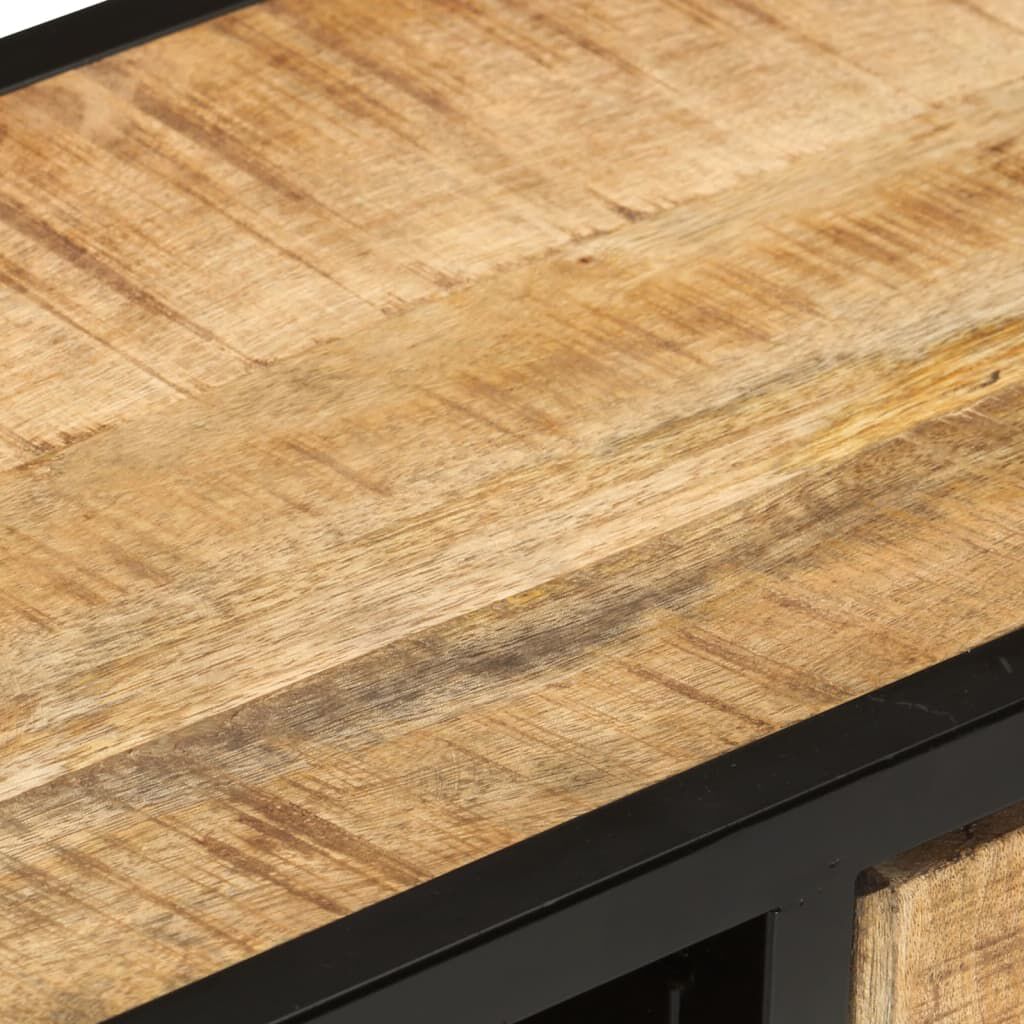 vidaXL Έπιπλο Τηλεόρασης 90 x 30 x 48 εκ. από Ακατέργαστο Ξύλο Μάνγκο