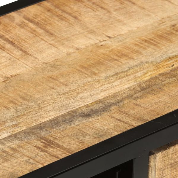 vidaXL Έπιπλο Τηλεόρασης 90 x 30 x 48 εκ. από Ακατέργαστο Ξύλο Μάνγκο
