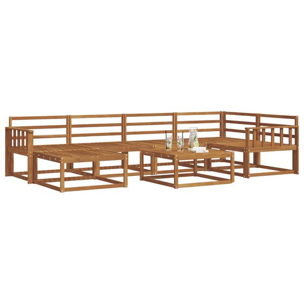 vidaXL &Sigma;&epsilon;&iota;&rho;ά &Kappa;&alpha;&nu;&alpha;&pi;έ &Epsilon;&xi;&omega;&tau;&epsilon;&rho;&iota;&kappa;&omicron;ύ 7 pcs &Phi;&upsilon;&sigma;&iota;&kappa;ό &Sigma;&tau;&epsilon;&rho;&epsilon;ό &Xi;ύ&lambda;&omicron; &Alpha;&kappa;&alpha;&kappa;ί&alpha;&sigmaf;