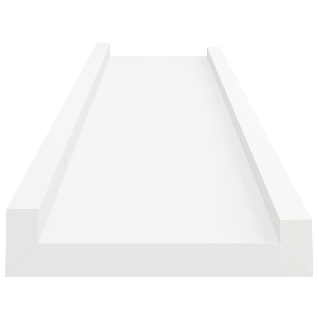 vidaXL Ράφια για Κορνίζες 2 τεμ. Λευκά 40 x 9 x 3 εκ. από MDF