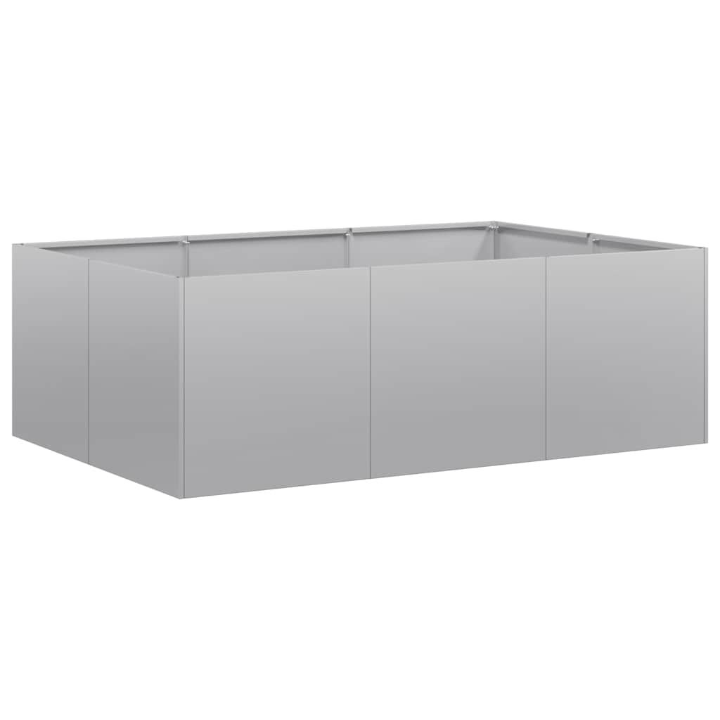 vidaXL Ζαρντινιέρα 120x80x40 εκ. από Γαλβανισμένο Ατσάλι