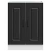 vidaXL Ντουλάπι βάσης νεροχύτη Kalmar Μαύρο 60x46x81,5 εκ. Επεξ. Ξύλο