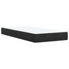 vidaXL Κρεβάτι Boxspring με Στρώμα Μαύρο 90x200 εκ. Βελούδινο