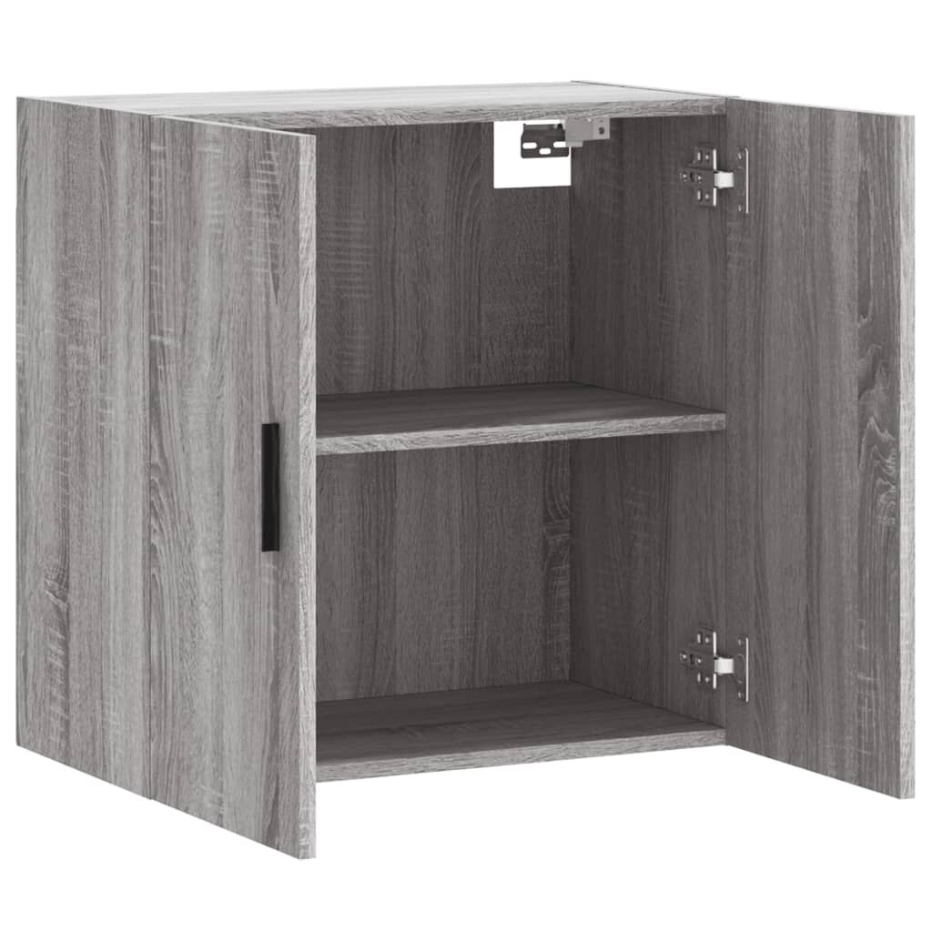 vidaXL Ντουλάπι Τοίχου Γκρι Sonoma 60x31x60 εκ. από Επεξεργασμένο Ξύλο