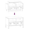 vidaXL Έπιπλο Τηλεόρασης Ροζ 68 x 39 x 43,5 εκ. Χάλυβας Ψυχρής Έλασης