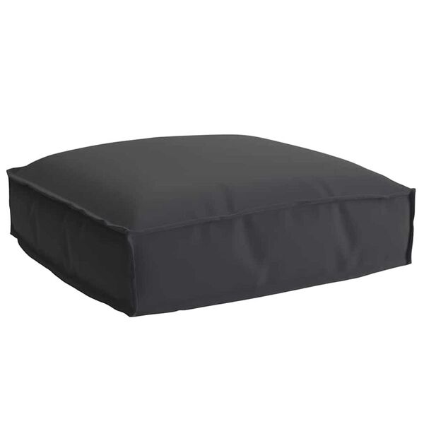 vidaXL Μαξιλάρι παλέτας για κάθισμα Μαύρο 50 x 50 x 12 cm