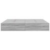 vidaXL Σκελετός Κρεβατιού Γκρι sonoma 180 x 200 cm Επεξεργασμένο ξύλο