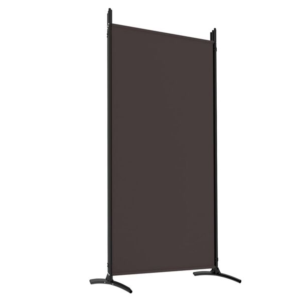 vidaXL Διαχωριστικό Δωματίου με 5 Πάνελ Καφέ 433x180 εκ. από Ύφασμα