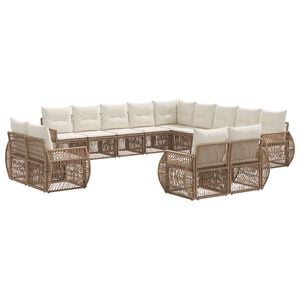 vidaXL &Sigma;&epsilon;&tau; &Kappa;&alpha;&nu;&alpha;&pi;έ &Kappa;ή&pi;&omicron;&upsilon; 13 pcs &Mu;&pi;&epsilon;&zeta; &kappa;&alpha;&iota; &Kappa;&rho;έ&mu; &sigma;&upsilon;&nu;&theta;&epsilon;&tau;&iota;&kappa;ό &rho;&alpha;&tau;ά&nu;