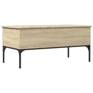 vidaXL &Tau;&rho;&alpha;&pi;&epsilon;&zeta;ά&kappa;&iota; &Sigma;&alpha;&lambda;&omicron;&nu;&iota;&omicron;ύ Sonoma &Delta;&rho;&upsilon;&sigmaf; 100x50x45&epsilon;&kappa; &Epsilon;&pi;&epsilon;&xi;. &Xi;ύ&lambda;&omicron; + &Mu;έ&tau;&alpha;&lambda;&lambda;&omicron;