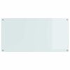 vidaXL Πίσω Πάνελ Κουζίνας Λευκό 120 x 60 x 0.6 εκ. σκληρυμένο γυαλί