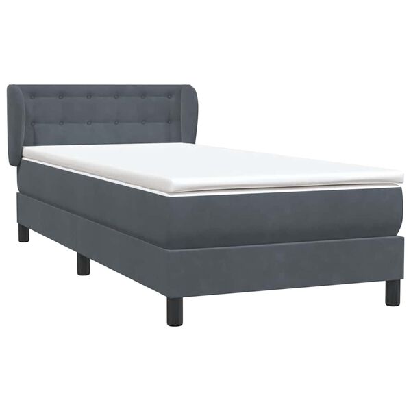 vidaXL &Kappa;&rho;&epsilon;&beta;ά&tau;&iota; Boxspring &mu;&epsilon; &Sigma;&tau;&rho;ώ&mu;&alpha; &Sigma;&kappa;&omicron;ύ&rho;&omicron; &Gamma;&kappa;&rho;&iota; 80x220 &epsilon;&kappa;. &Beta;&epsilon;&lambda;&omicron;ύ&delta;&iota;&nu;&omicron;