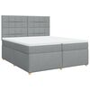 vidaXL &Kappa;&rho;&epsilon;&beta;ά&tau;&iota; Boxspring &mu;&epsilon; &Sigma;&tau;&rho;ώ&mu;&alpha; &Alpha;&nu;&omicron;&iota;&chi;&tau;ό &Gamma;&kappa;&rho;&iota; 200x200 &epsilon;&kappa;. &Upsilon;&phi;&alpha;&sigma;&mu;ά&tau;&iota;&nu;&omicron;