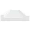 vidaXL Ράφια για Κορνίζες 2 τεμ. Λευκά 40 x 9 x 3 εκ. από MDF