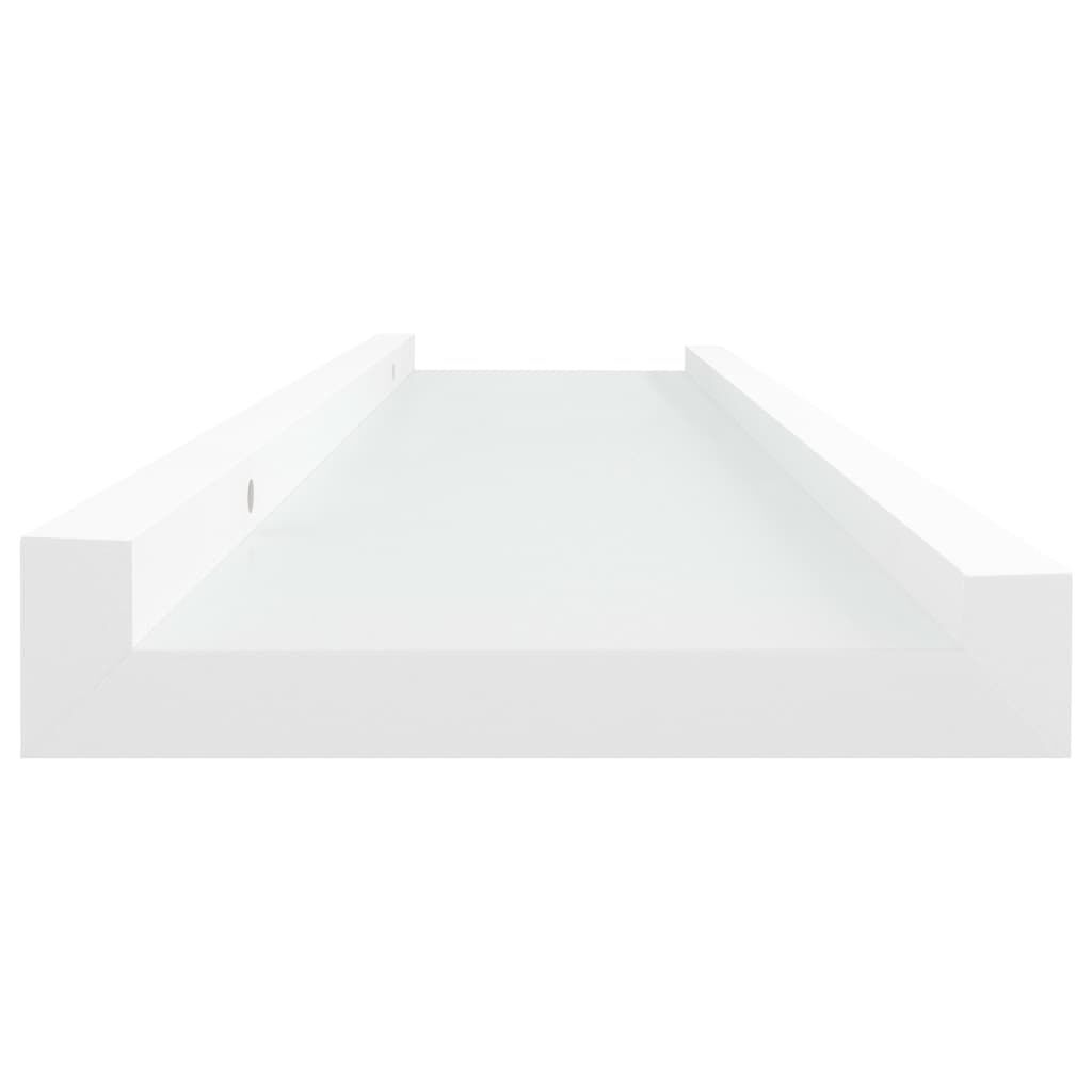 vidaXL Ράφια για Κορνίζες 2 τεμ. Λευκά 40 x 9 x 3 εκ. από MDF