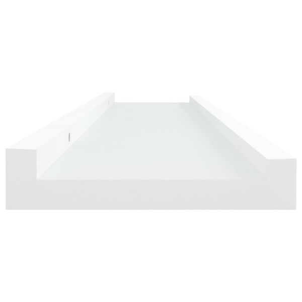 vidaXL Ράφια για Κορνίζες 2 τεμ. Λευκά 40 x 9 x 3 εκ. από MDF