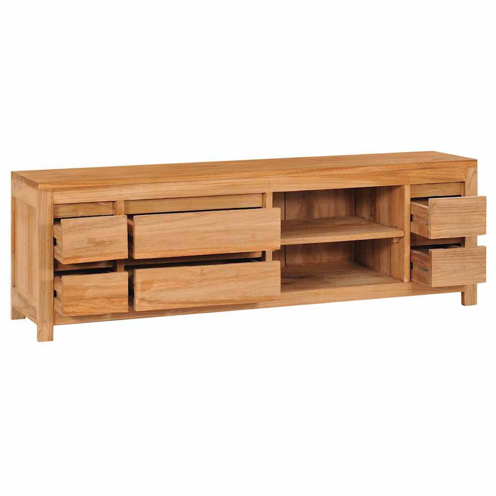 vidaXL Έπιπλο Τηλεόρασης 120 x 30 x 40 εκ. από Μασίφ Ξύλο Teak