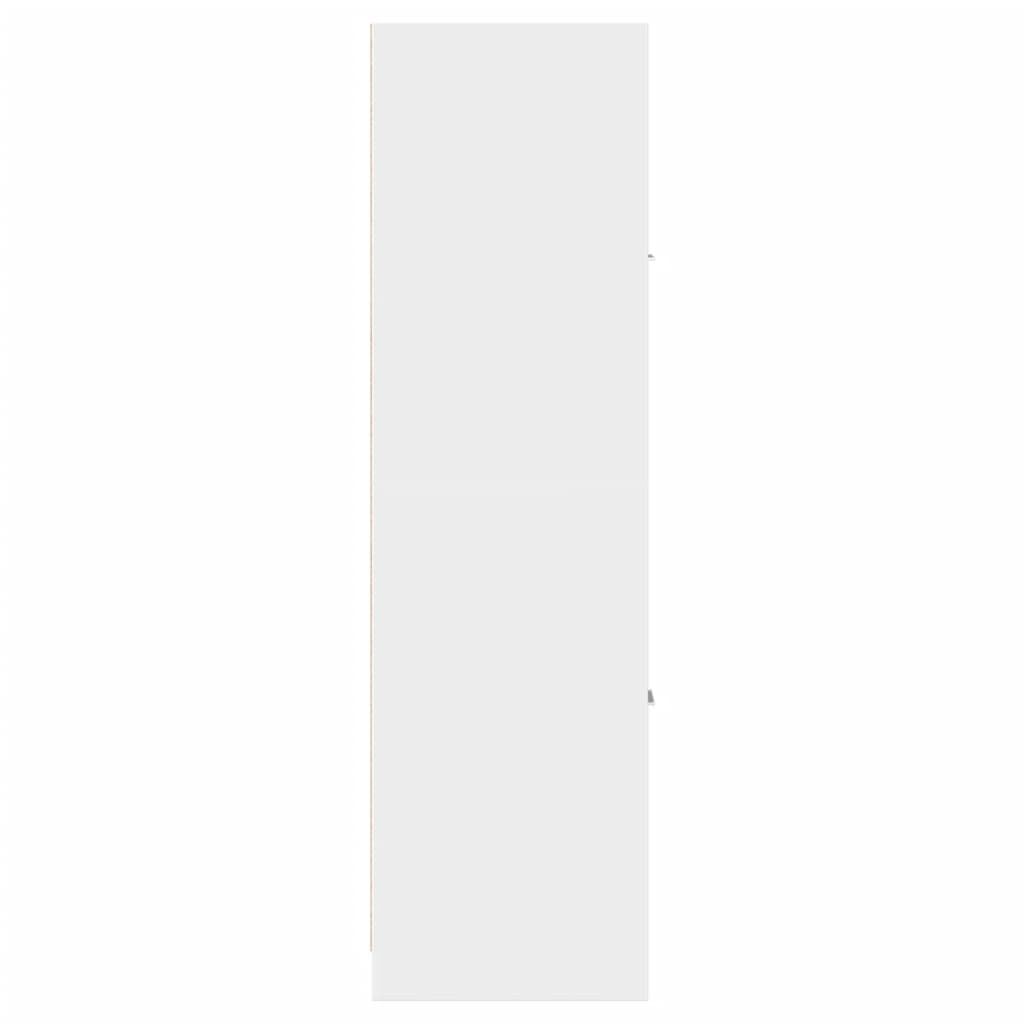 vidaXL Συρταριέρα Γενικής Χρήσης Λευκή 30 x 41 x 144,5 εκ. Επεξ. Ξύλο