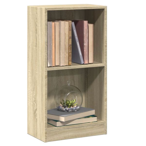 vidaXL Βιβλιοθήκη Χρώμα Sonoma Δρυς 40 x 24 x 75 εκ. από Μοριοσανίδα
