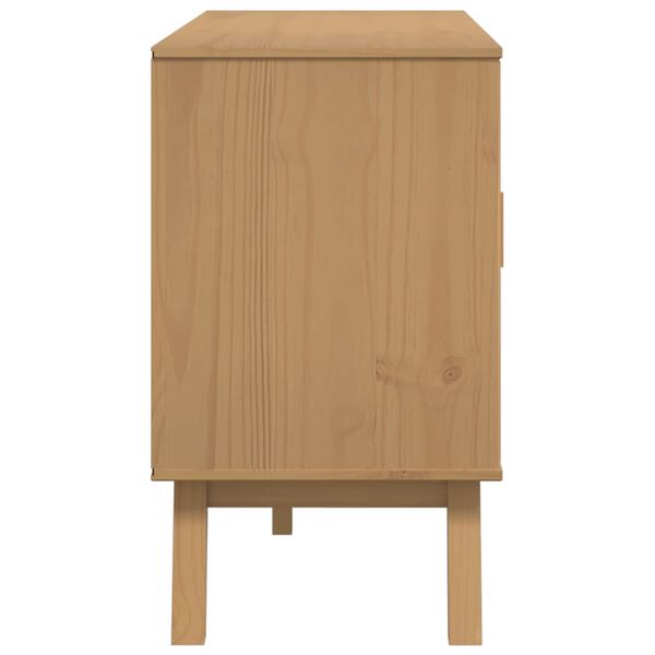 vidaXL Μπουφές OLDEN Καφέ 114 x 43 x 73,5 εκ. από Μασίφ Ξύλο Πεύκου