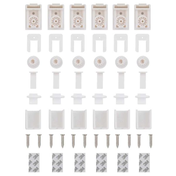 vidaXL Πλισέ περσίδα Ανθρακί 110x200 cm Πλάτος υφάσματος 109,4 cm