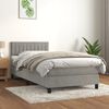 vidaXL &Kappa;&rho;&epsilon;&beta;ά&tau;&iota; Boxspring &mu;&epsilon; &Sigma;&tau;&rho;ώ&mu;&alpha; &Alpha;&nu;&omicron;&iota;&chi;&tau;ό &Gamma;&kappa;&rho;&iota; 100x200 &epsilon;&kappa;. &Beta;&epsilon;&lambda;&omicron;ύ&delta;&iota;&nu;&omicron;