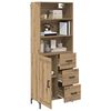 vidaXL Highboard Artisan Oak 69,5 x 34 x 180 &epsilon;&kappa;. &Epsilon;&pi;&epsilon;&xi;&epsilon;&rho;&gamma;&alpha;&sigma;&mu;έ&nu;&omicron; &xi;ύ&lambda;&omicron;