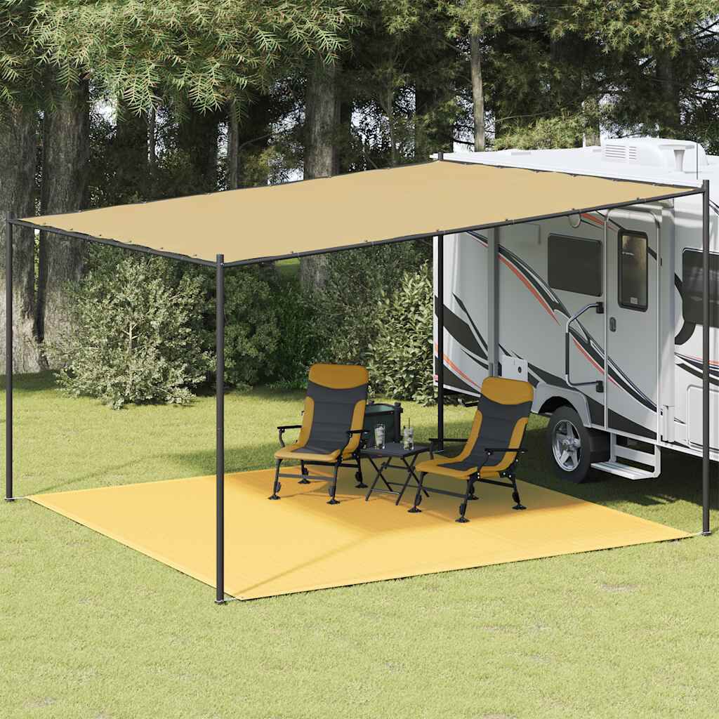 vidaXL Χαλί Σκηνής Μπεζ 400 x 400 εκ.