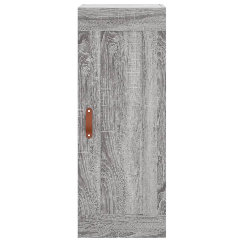 vidaXL Ντουλάπι Τοίχου Γκρι Sonoma 34,5 x 34 x 90 εκ. Επεξεργ. Ξύλο