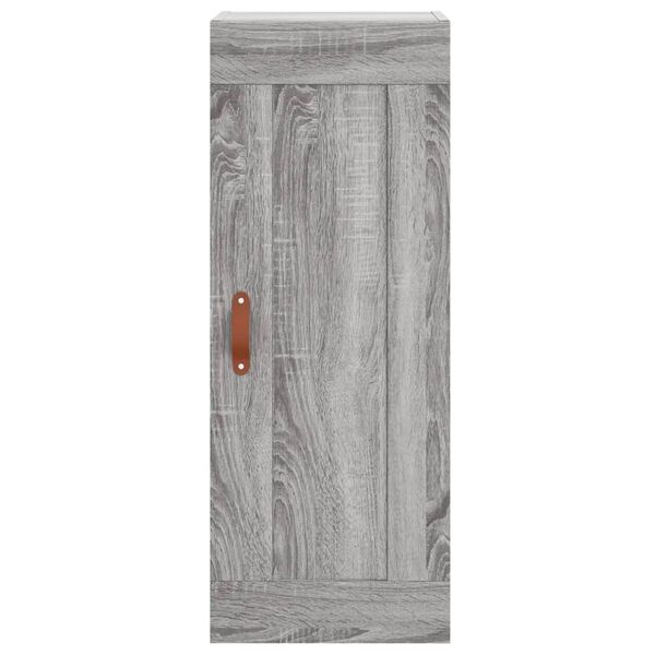 vidaXL Ντουλάπι Τοίχου Γκρι Sonoma 34,5 x 34 x 90 εκ. Επεξεργ. Ξύλο