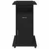 vidaXL Πλατφόρμα Μαύρη δρυς 55 x 55 x 107 cm Επεξεργασμένο ξύλο