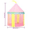 vidaXL Παιδική Σκηνή Ροζ 100x100x127 εκ. με 250 Μπάλες