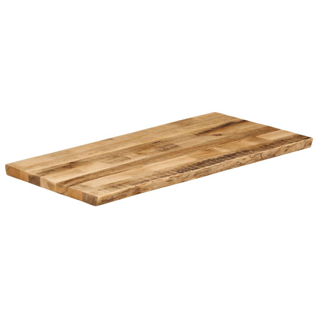 vidaXL Επιφάνεια Τραπεζιού 110x60x2,5 εκ. Live Edge Μασίφ Ξύλο Μάνγκο